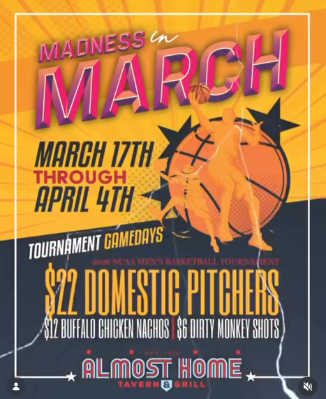 march madness almost home